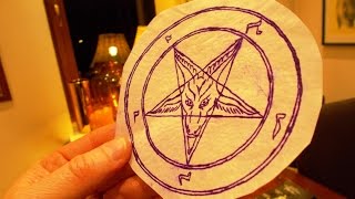 How To Make a Church of Satan Tattoo - Pentagram