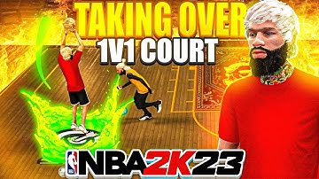 My DEMIGOD Build Makes The 1v1 Court Look TOO EASY In NBA 2K23..