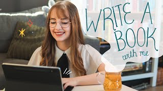 cozy writing vlog ☁️🖋️ draft 4 of my fantasy novel!