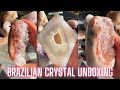 Brazilian wholesale crystal unboxing  agate diamond  pink amethyst