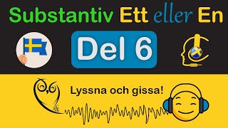 Substantiv En_ord och Ett_ord ( Del 6 )/ lär dig svenska! تمامی لغات پراستفاده زبان سوئدی /ordförråd