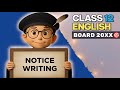 Notice Writing Class 12 English | Latest CBSE Format | Fixed Lines