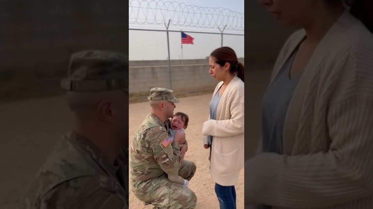 Daddy Said Goodbye… and the Child Broke Down 😭🇺🇸 