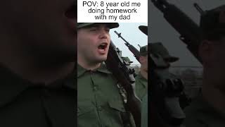 Doing Homework With Your Dad Be Like