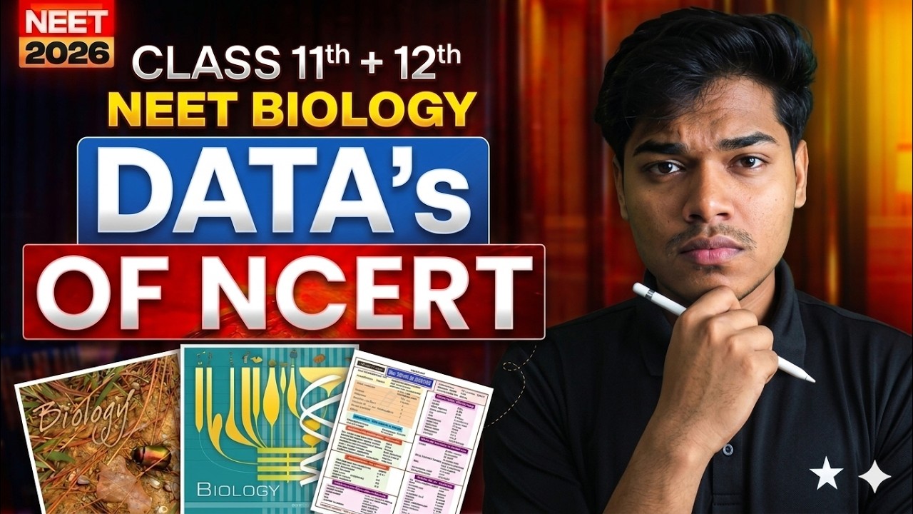 All DATA of NCERT | Complete NEET Biology | NEET 2026 | Biology One ...