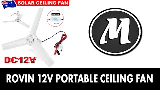 Rovin 12V Portable Ceiling Fan | Modcon Campers
