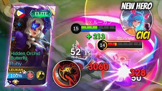 RUBY VS NEW HERO CICI!!(she's so cute)😍Ruby Best Build 2023