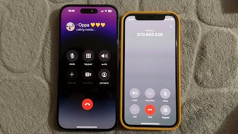 iOS 17 vs iOS 16 Calling Screen!