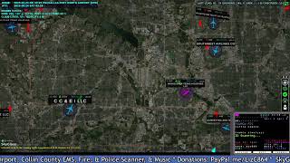 SkyGlass DFW Airport, Collin County EMS, Fire, & Police Scanner, & Music