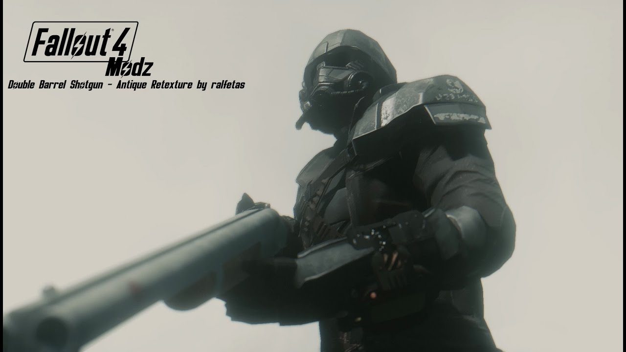 Fallout 4 Modz 49 Double Barrel Shotgun Antique
