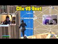 Clix vs reet 2v2 toxic fights w dukez  kdust