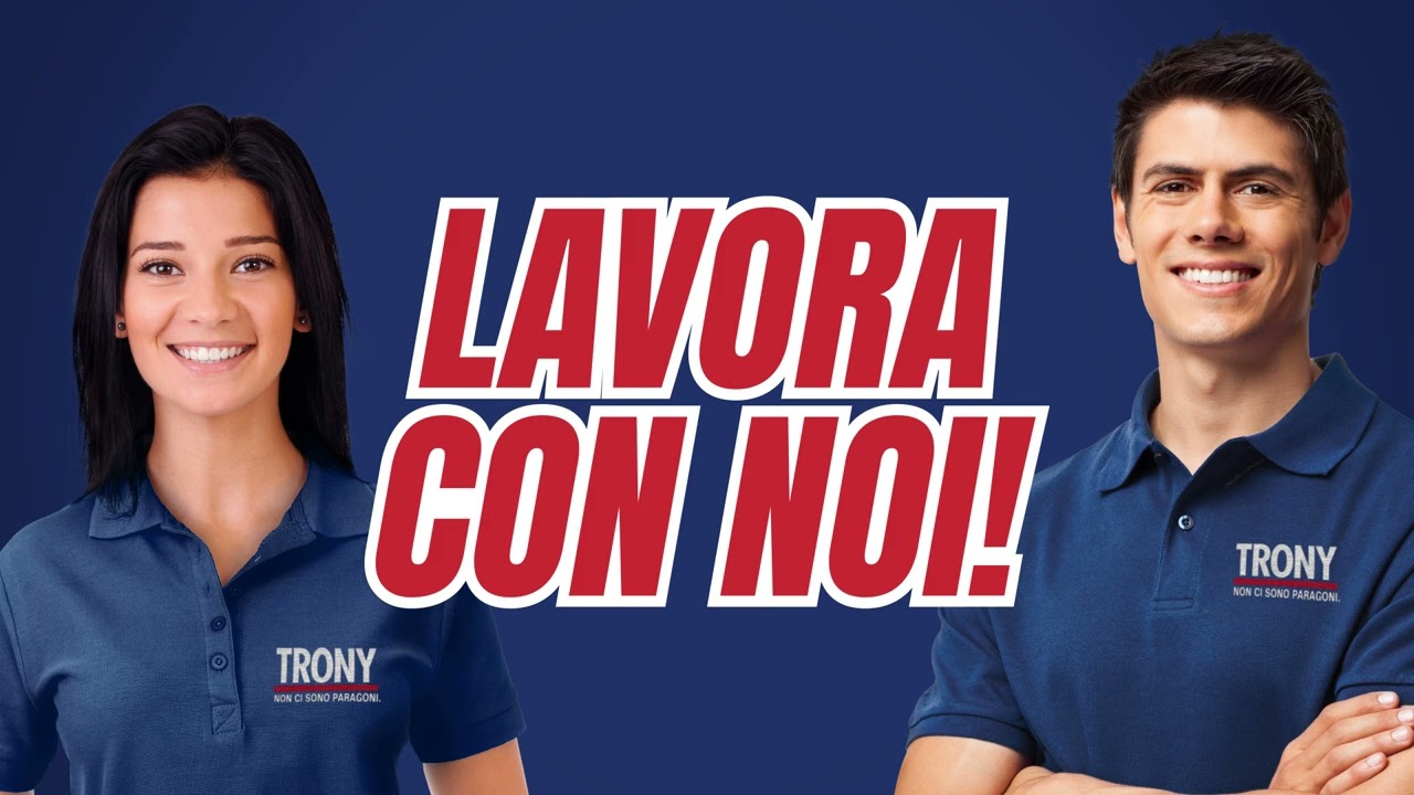 Trony cerca Commessi/e in tutta Italia Trony cerca Commessi/e in tutta Italia