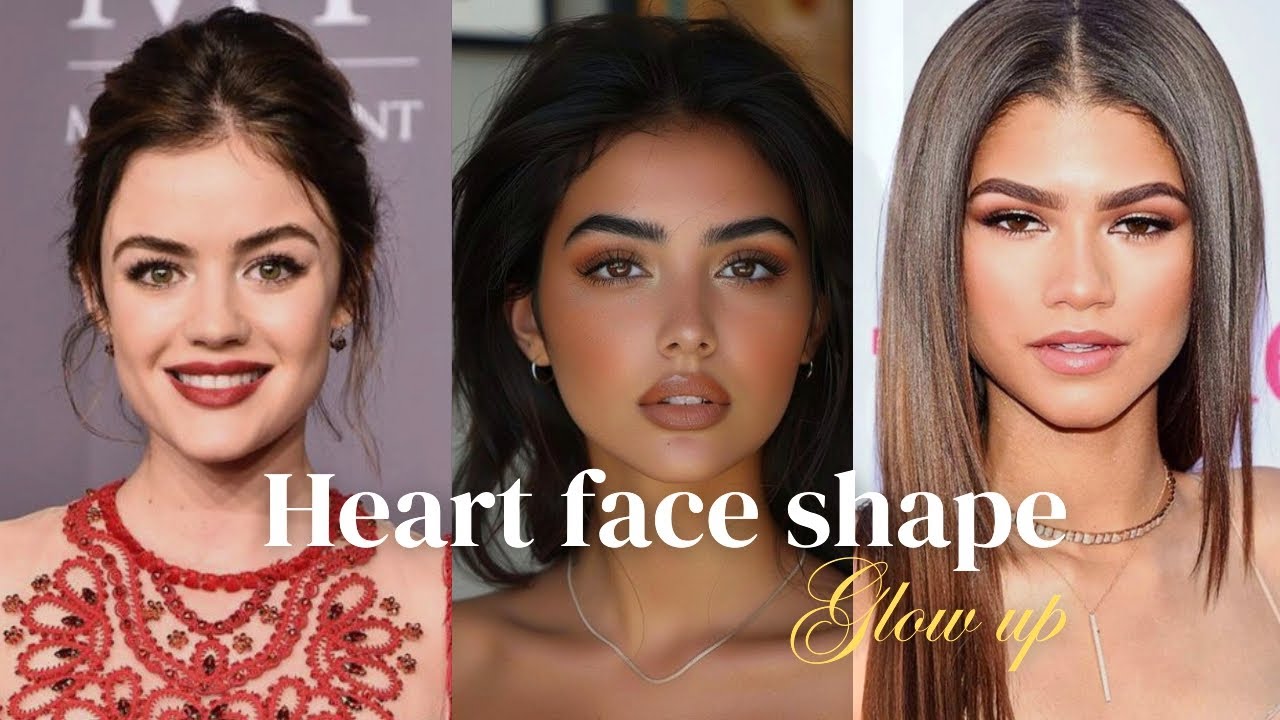 Руководство по макияжу лица в форме сердца!! || Советы по макияжу для девчачьего лица в форме сер...