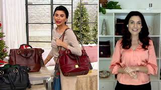 Dooney & Bourke Florentine Leather Buckley Bag on QVC