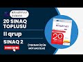 ✅️ 20 Variant Sınaq toplusu / Sınaq 2 / 2-ci qrup / Riyaziyyat