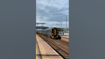 5 car GWR 158 slowly passes Severn Tunnel Junction with a tone
