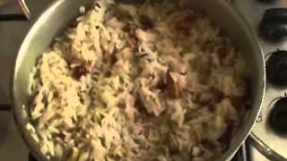 אורז עם צימוקים ושקדים-rice with almonds and raisins