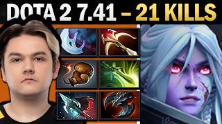 Drow Ranger Dota 2 7.41 with 21 Kills and 900 GPM - Dota Gameplay