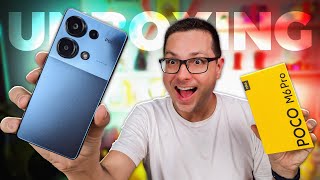 Poco M6 PRO é o BOMBADÃO e BARATINHO da XIAOMI!! IMPRESSÕES Iniciais!!