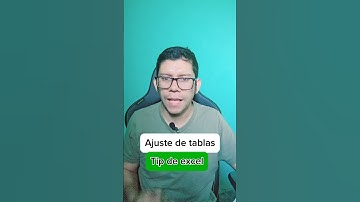 Ajustar tablas en excel #exceltips #tecnologia #tips #ordenador #android #windows #movil #apps