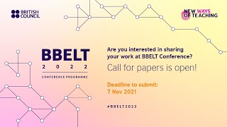 BBELT 2022 Call for Proposals