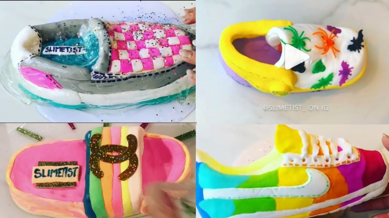 MOST SATISFYING SLIME SHOE MAKING VIDEO COMPILATION | A9 - YouTube