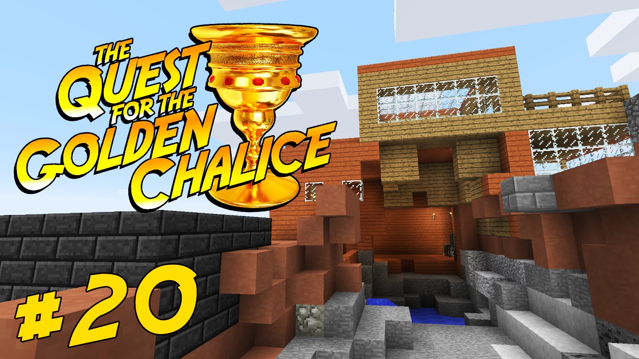 Minecraft - QUEST FOR THE GOLDEN CHALICE [20] - SNAKE BLOWS UP MY HOME ...