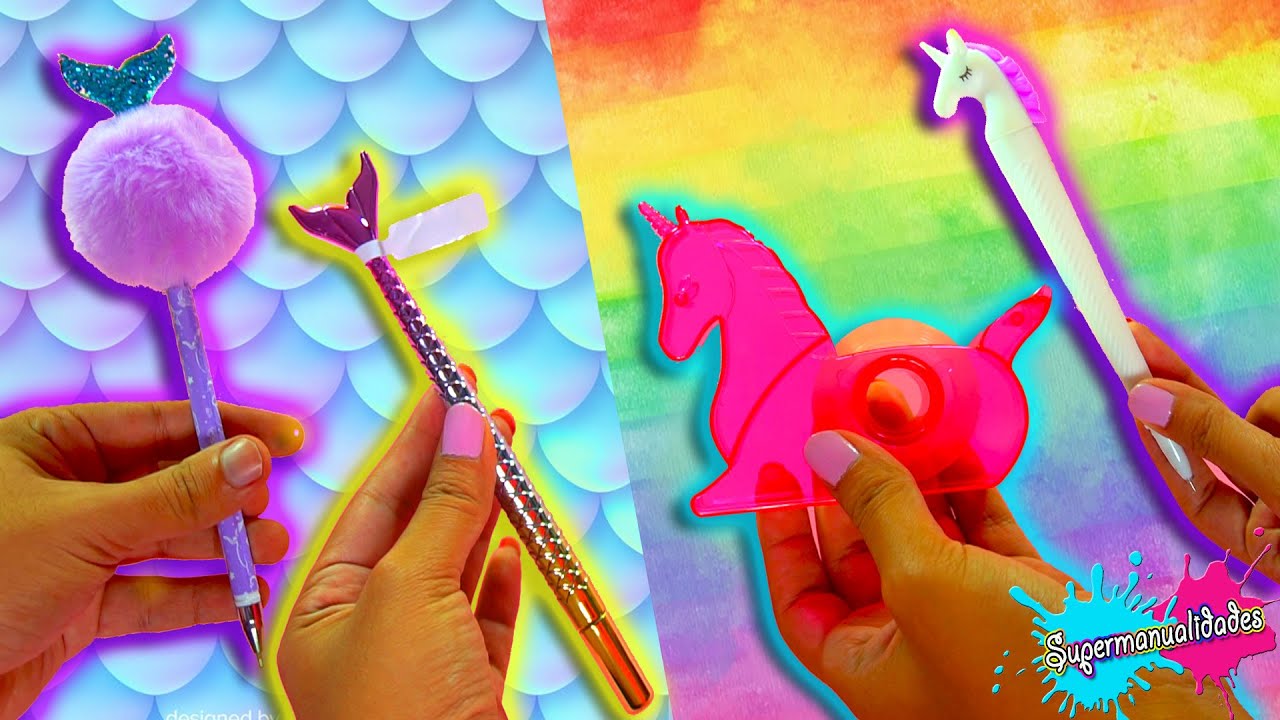 Haul Útiles escolares de Unicornio vs Sirena - Supermanualidades