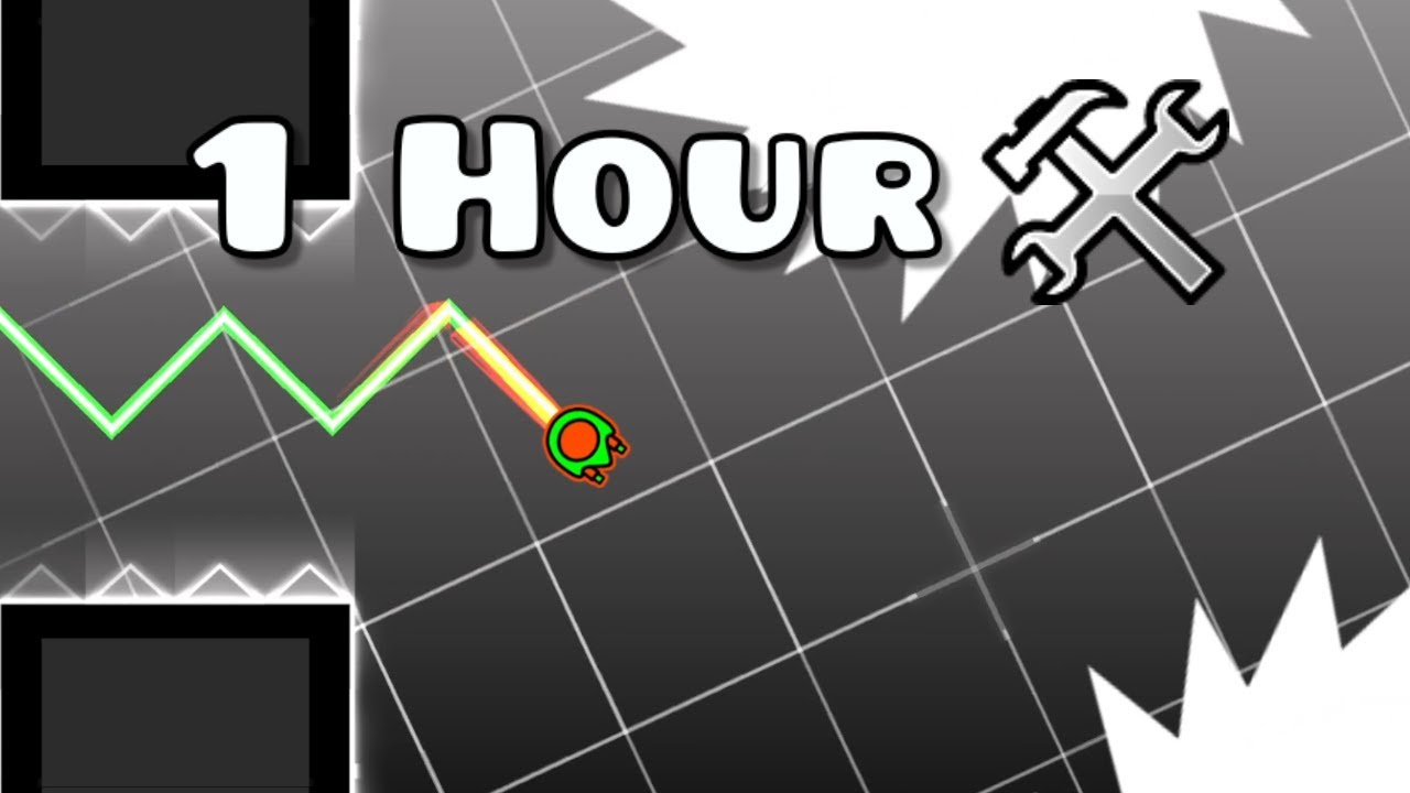 I Built a Geometry Dash Level in 1 Hour... - YouTube