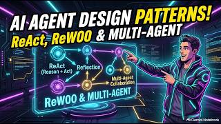 AI Agent Design Patterns Explained: ReAct, ReWOO, CodeAct & Multi-Agent Systems! 🧠