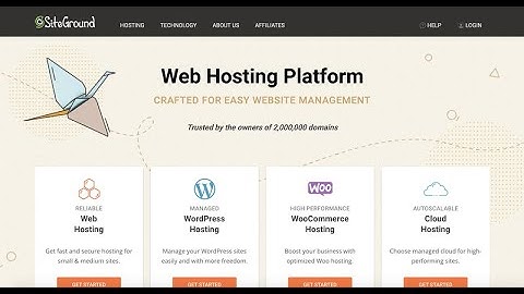 How to Install Wordpress with Siteground Hosting - 2019