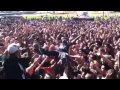 TJ Crowd Surfs at Yucaipa High School - JoJo Jam Tou 2011