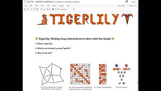 TigerLily: Finding drug interactions in silico with the Graph