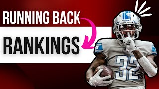 Fantasy Football RB Rankings 2022
