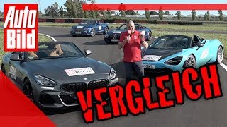 Vergleich Sport-Cabrios (2019): Test - Bentley - BMW - Mercedes - McLaren - Infos