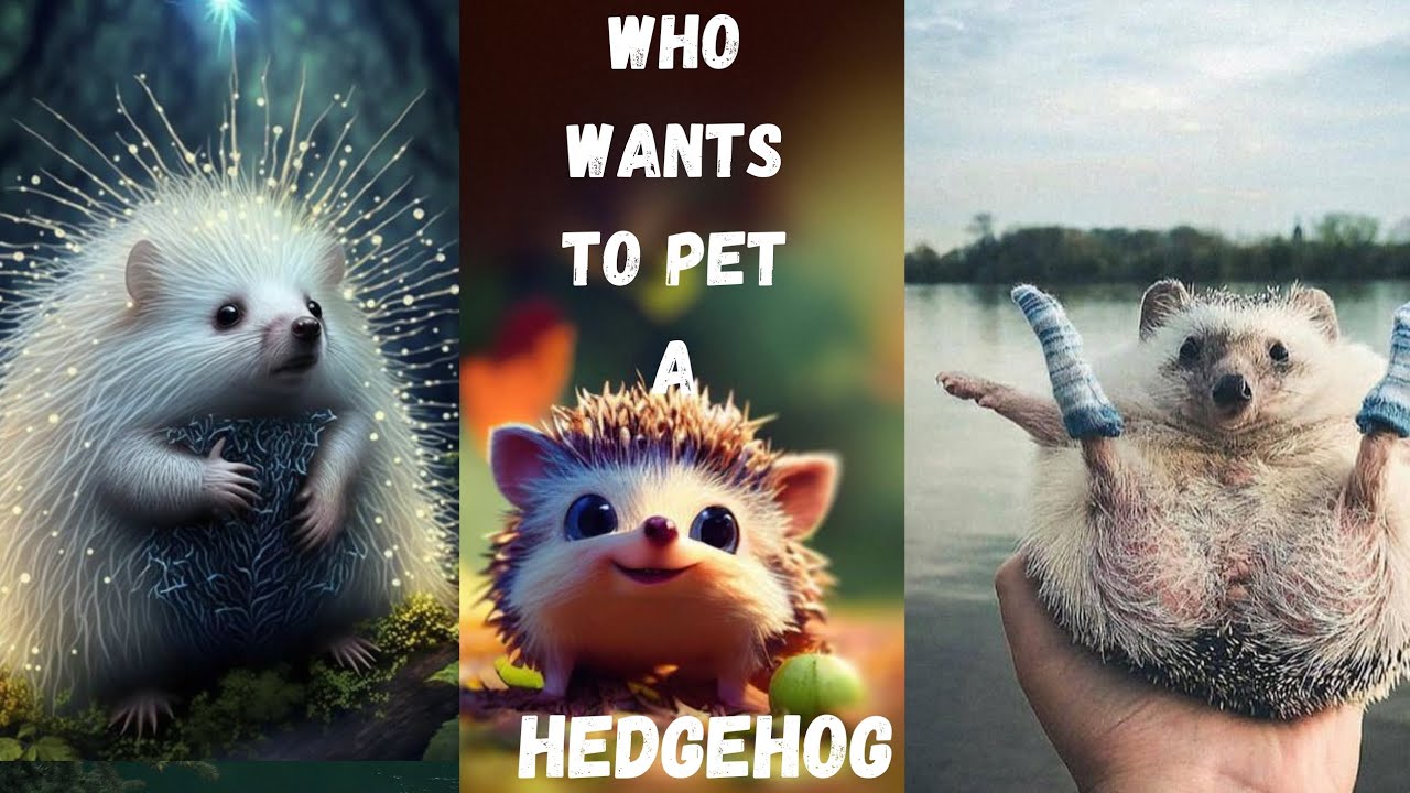 Tiny little world of Hedgehog 🖤 - YouTube