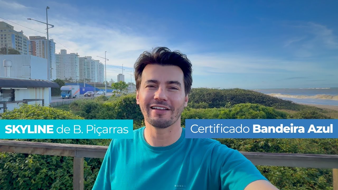 BALNEÁRIO PIÇARRAS BANDEIRA AZUL | Orla Frente Mar & Skyline dos Apartamentos 🌊🏖️