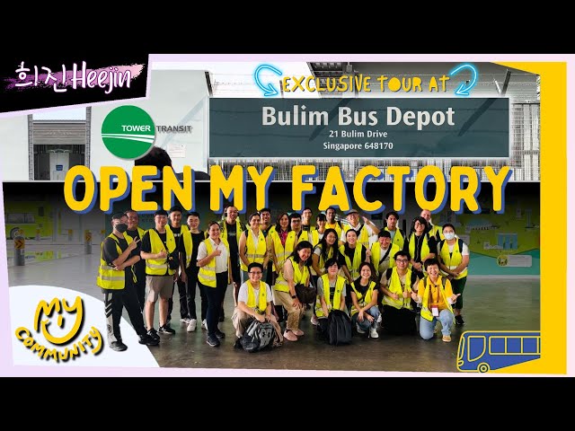 OPEN MY FACTORY! EXCLUSIVE TOUR around Tower Transit Bulim Bus Depot! | 희진Heejin class=