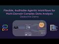 Flexible, Auditable Agentic Workflows for Multi-Domain Complex Data Analysis | Dedoctive Demo