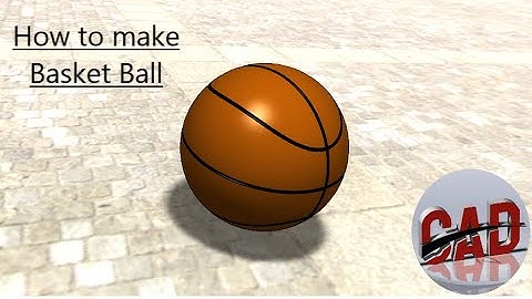 How to make basket ball in Solidworks |   Solidworks tutorial for beginners