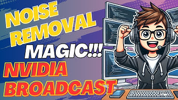 Easy Noise Removal using Nvidia Broadcast in Seconds! 🤯| Beginner Friendly
