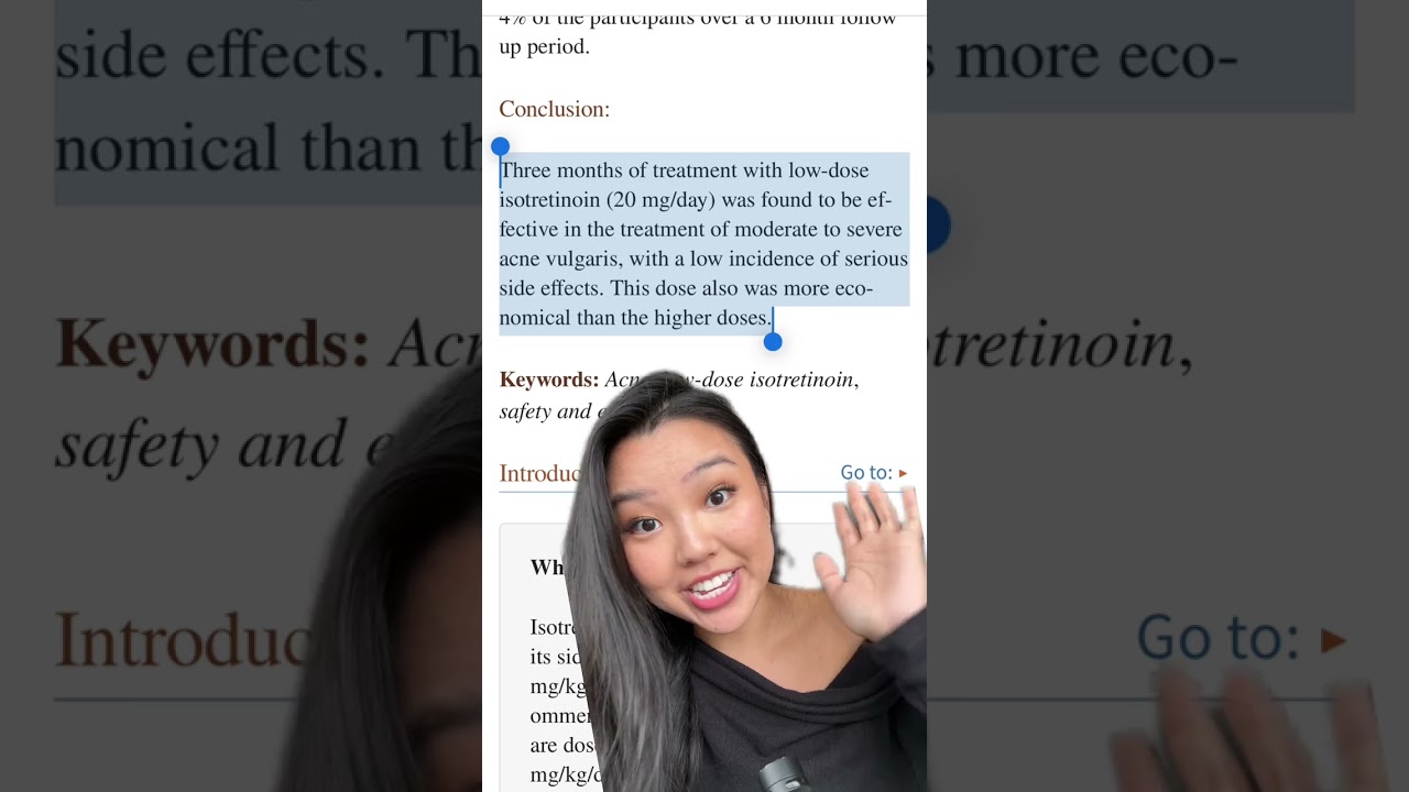 how ACTUALLY effective is low-dose accutane?