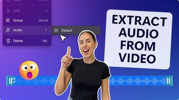 How to extract audio from video (detach audio)