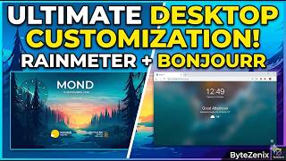 Make Windows Look AMAZING! (Rainmeter &amp; Bonjourr Tutorial)