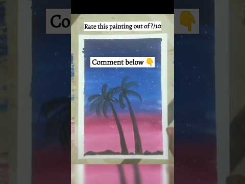 Acrylic painting for beginners | #shorts #art #viralshort #trendingshorts @CrafterAditi