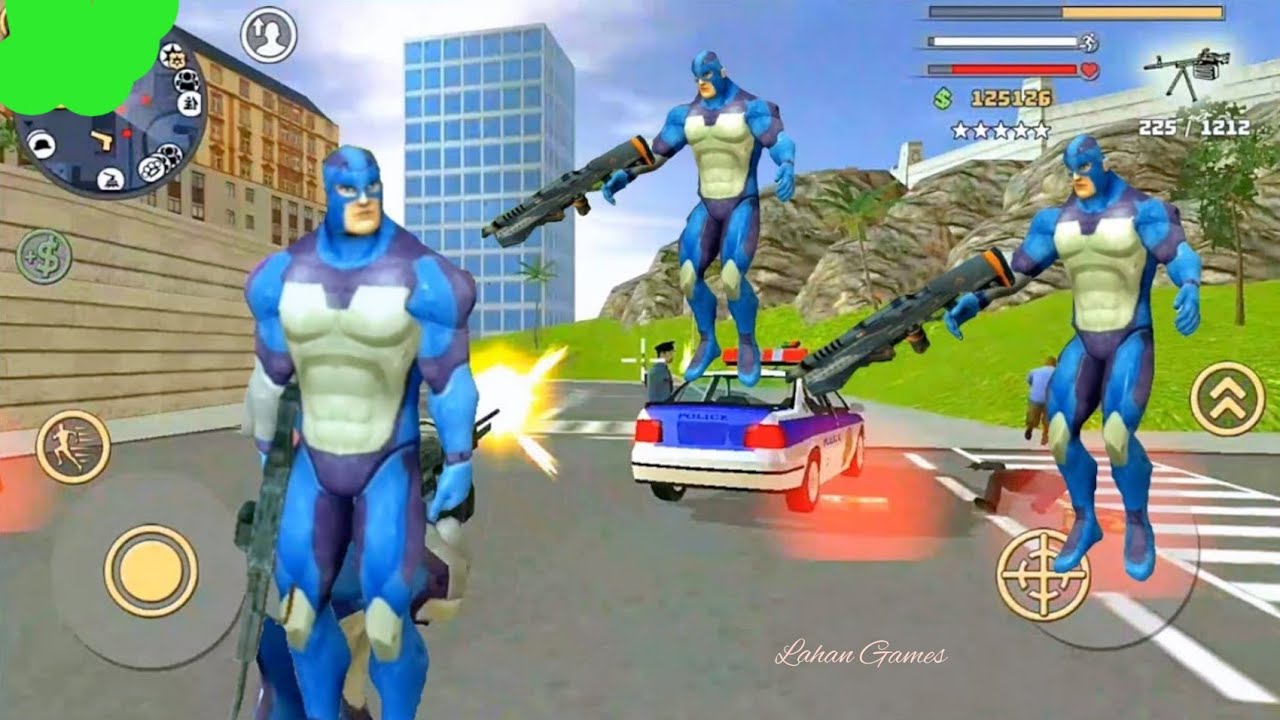 Rope Hero vise Town Super Hero Simulator Android Gameplay HD YouTube
