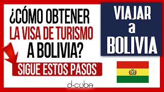 💥VISA DE TURISMO a BOLIVIA para Cubanos 2023 ► ¿Cómo Obtenerla?