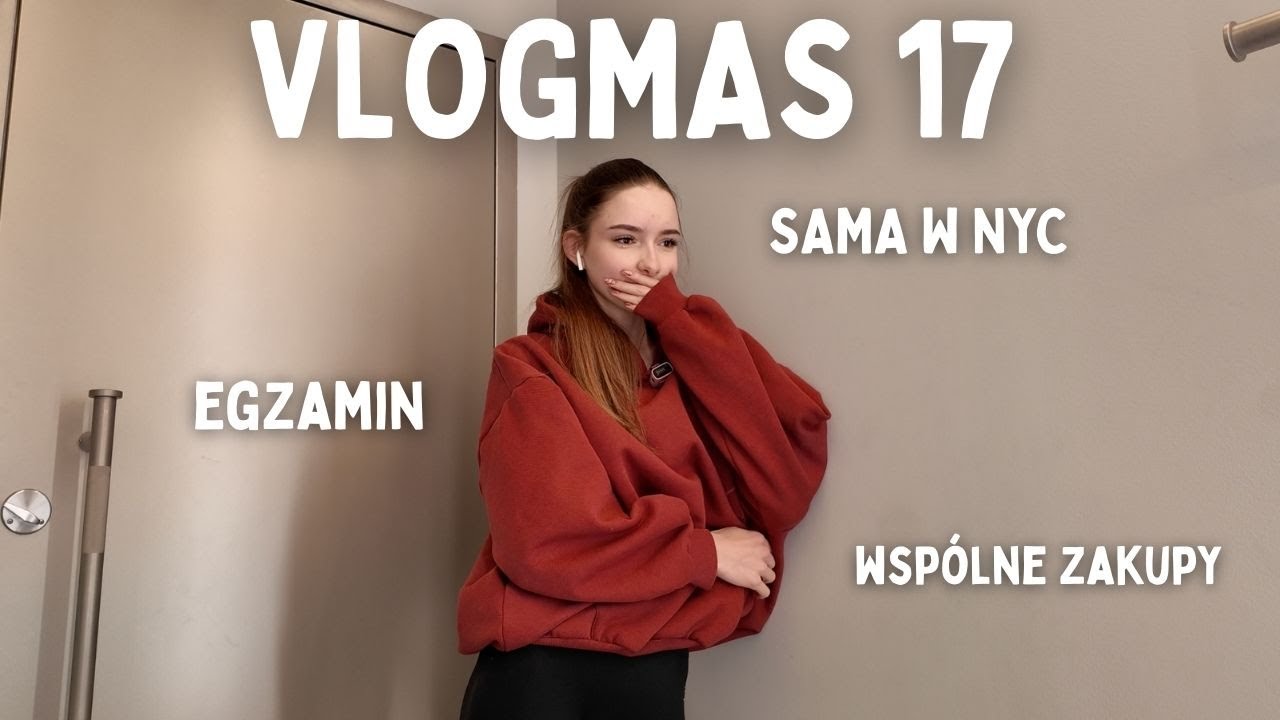 VLOGMAS🇺🇸| reakcja na wyniki egzaminu, sklep Gymshark, paczka niespodzianka