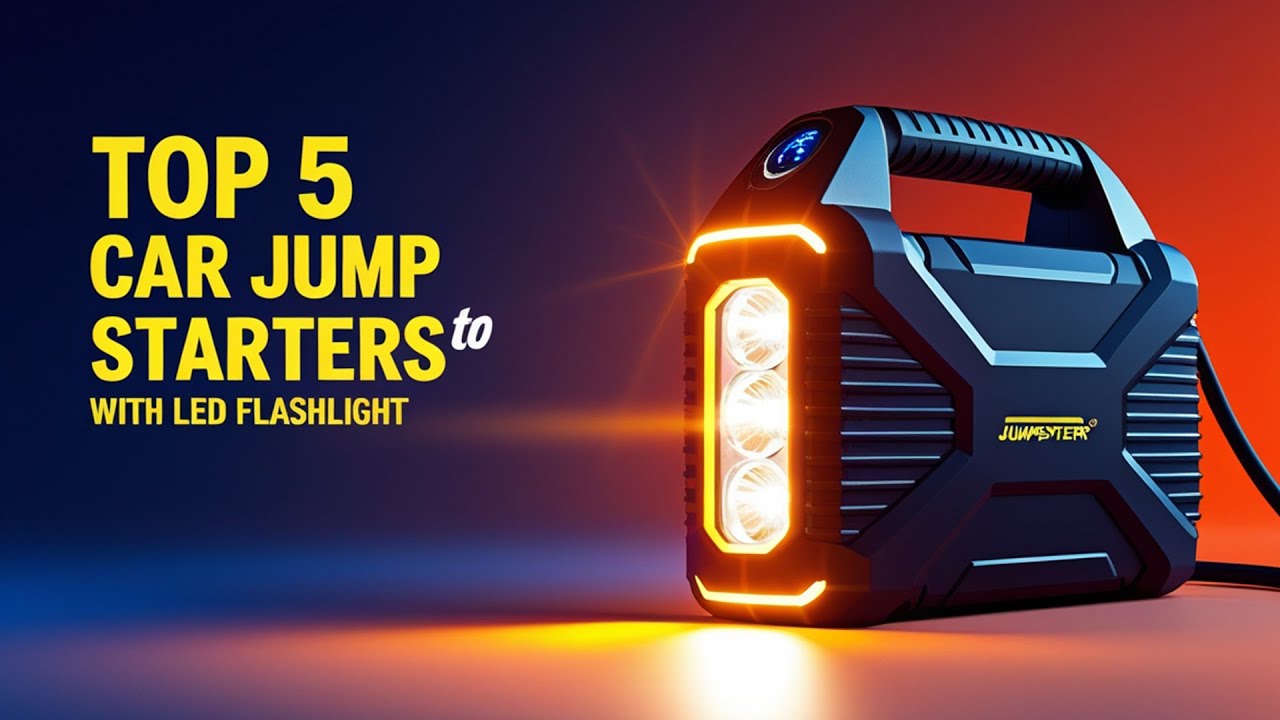 Топ-5 лучших автомобильных пусковых устройств со светодиодным фонариком 🔋 | Руководство покупател...