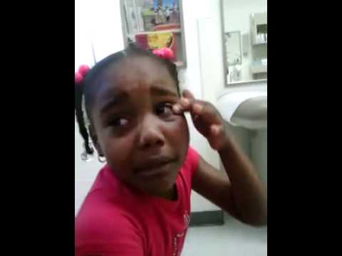 Flu shot crying